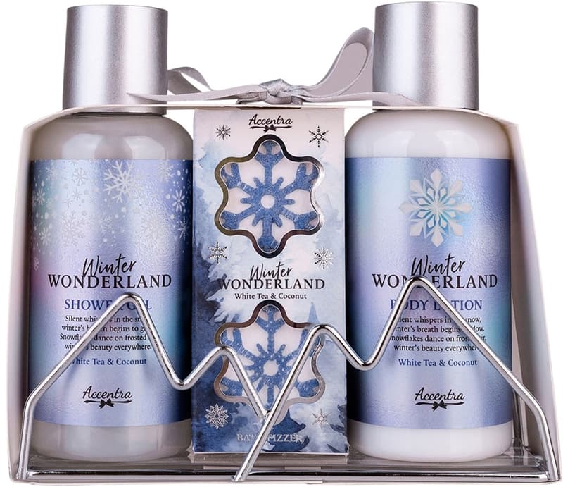 Winter Wonderland zestaw upominkowy do kąpieli zapachy White Tea &amp; Coconut