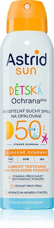 Sun niewidzialny spray do opalania dla dzieci