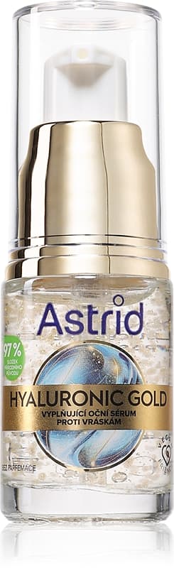 Hyaluronic Gold serum liftingujące pod oczy z niacynamidem