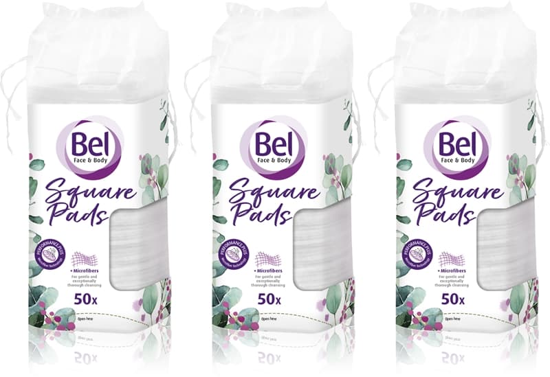 Face &amp; Body Square Pads waciki do demakijażu wygodne opakowanie