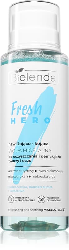 Fresh Hero nawilżająca woda micelarna o działaniu uspokajającym
