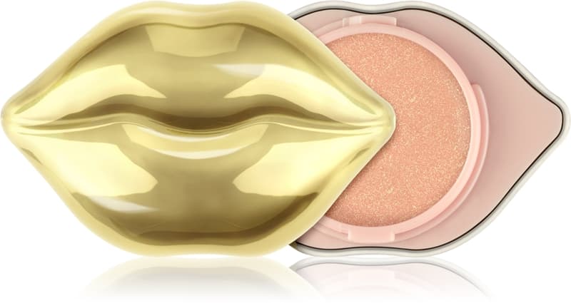 KISS &amp; GLOW nawilżający balsam do ust z brokatem