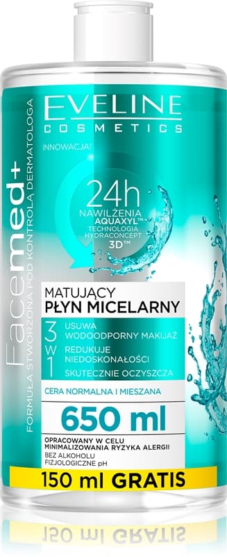 FaceMed+ matujący płyn micelarny