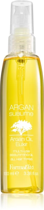 Argan Sublime olejowy eliksir dla lśniących i gładkich włosów