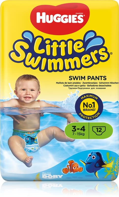 Little Swimmers 3-4 jednorazowe pielucho-kąpielówki
