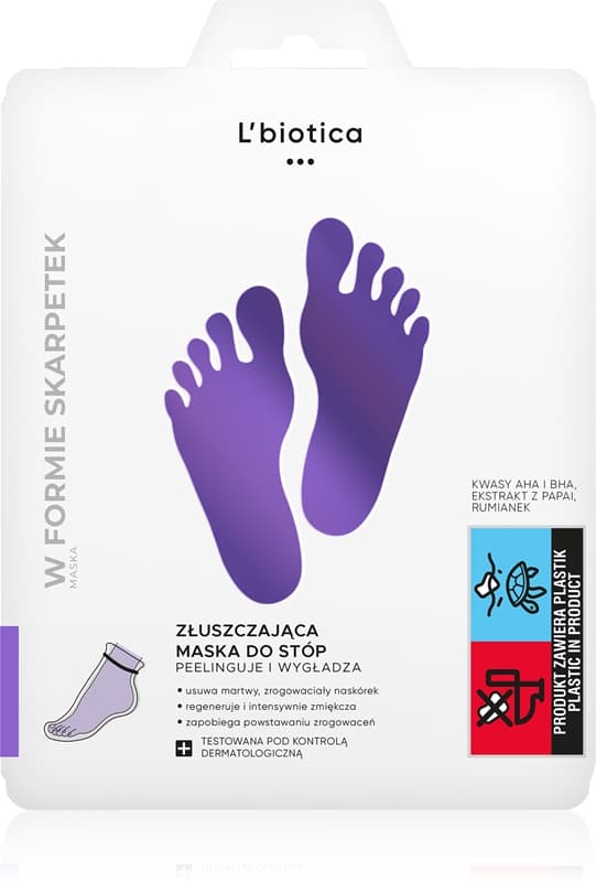 Masks skarpetki złuszczające do stóp nawilżająco-zmiękczające
