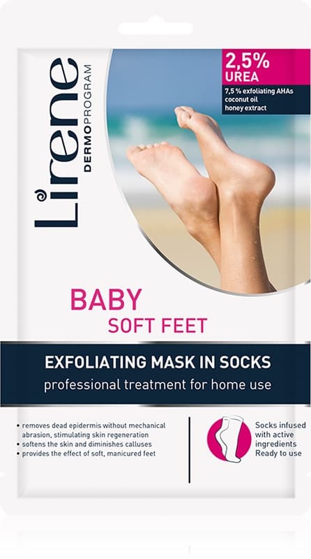 Foot Care skarpetki złuszczające do stóp nawilżająco-zmiękczające