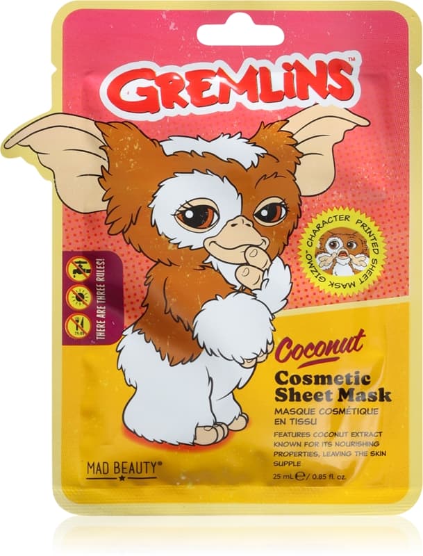 Gremlins maska nawilżająca w płacie z kwasem hialuronowym