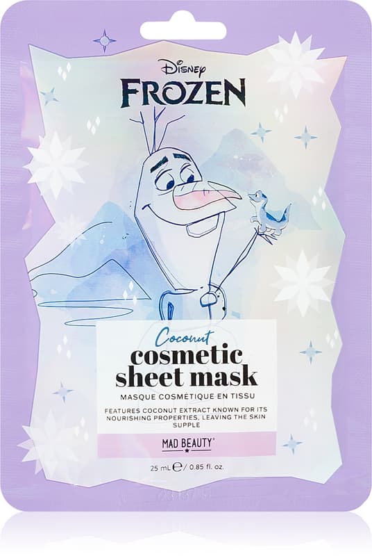 Frozen Olaf maseczka w płachcie o działaniu rozjaśniającym i nawilżającym