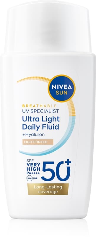 SUN Ultra Light lekki fluid tonujący SPF 50+