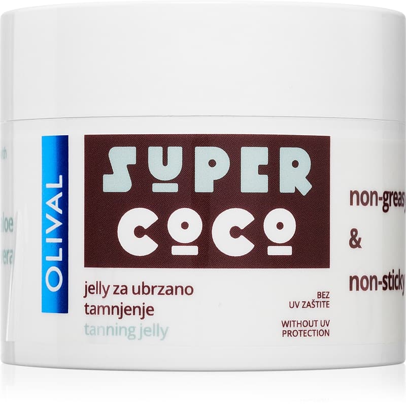 SUPER Coco nawilżający krem-żel przyspieszające opalanie