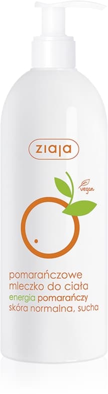 Pomarańczowa mleczko do ciała