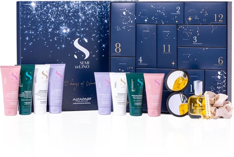 Semi di Lino Advent Calendar kalendarz adwentowy na piękne włosy i skórę