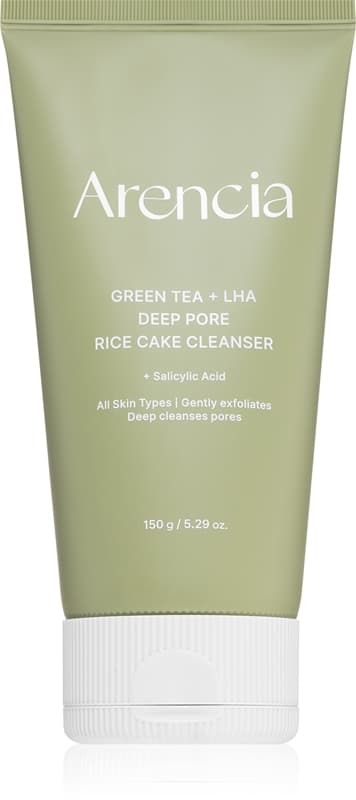 Green Tea + LHA Deep Pore Rice Cake Cleanser żel głęboko oczyszczający o działaniu regenerującym
