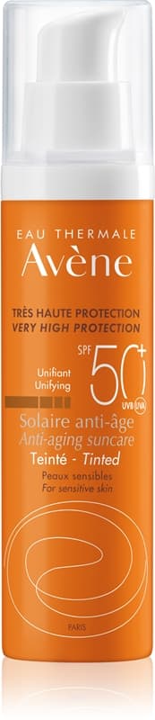 Sun Anti-Aging Suncare Tinted ochronny fluid tonujący do twarzy przeciw przebarwieniom skóry