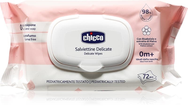 Delicate Wipes Chamomile chusteczki nawilżane dla dzieci z rumiankiem