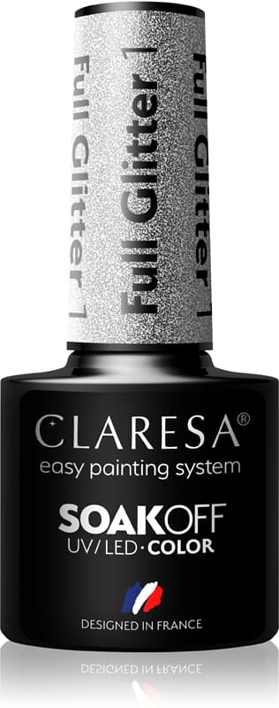SoakOff UV/LED Color Full Glitter lakier hybrydowy do paznokci