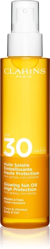 Sun Care Glowing Oil suchy olejek do włosów i ciała SPF 30