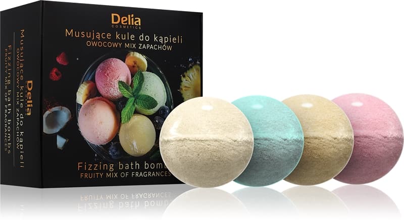 Fizzing Bath Bombs Fruity Mix zestaw upominkowy do kąpieli