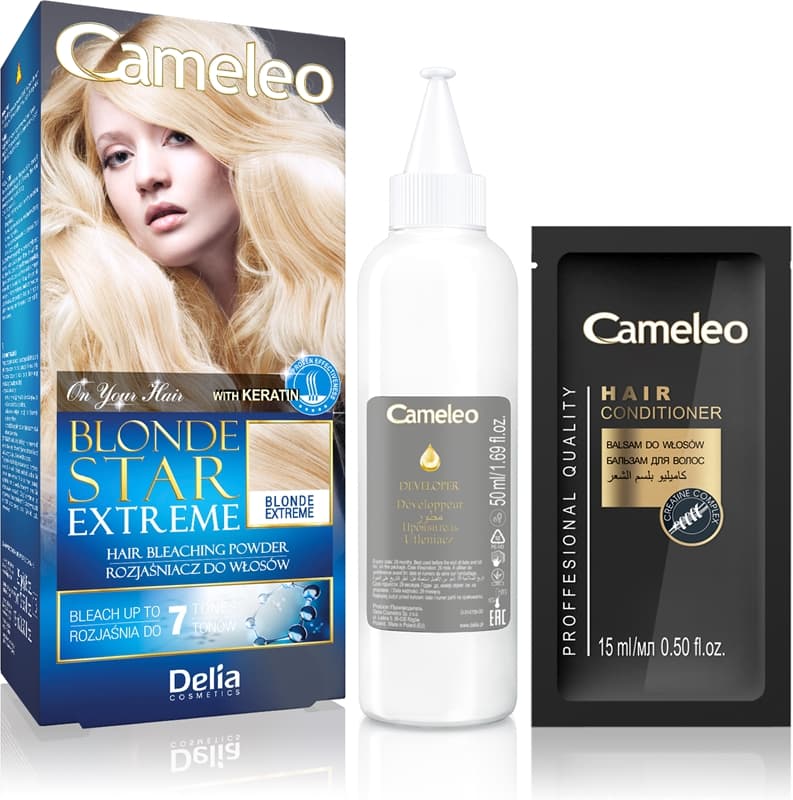 Cameleo Blonde Star Extreme puder rozświetlający z keratyną