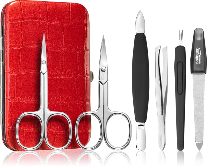 Premium Line Solingen 126 zestaw do manicure Red
