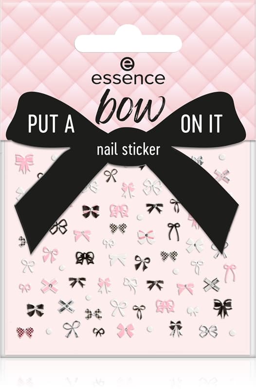 PUT A bow ON IT naklejki na paznokcie