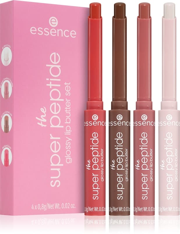 the super peptide glossy lip butter set zestaw do ust