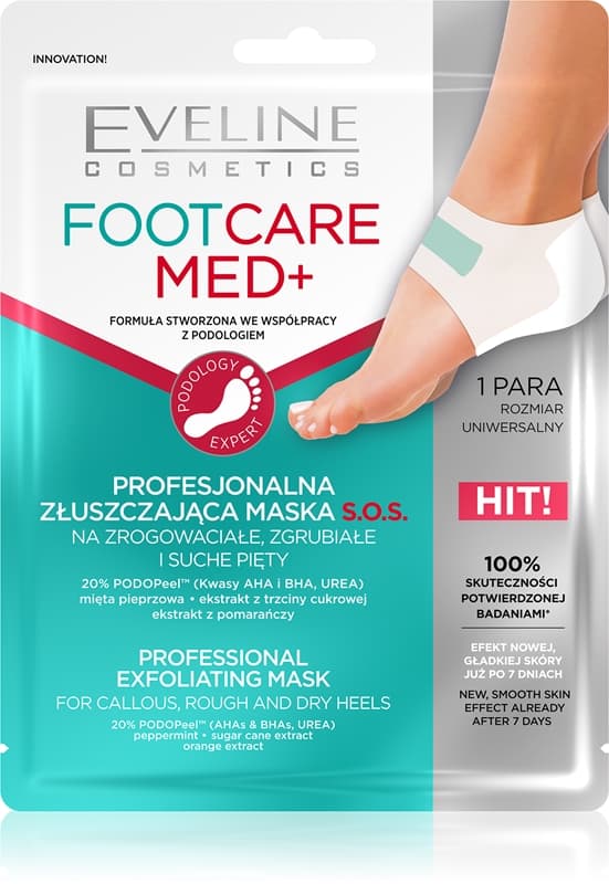 Foot Care Med maseczka złuszczająca do pięt