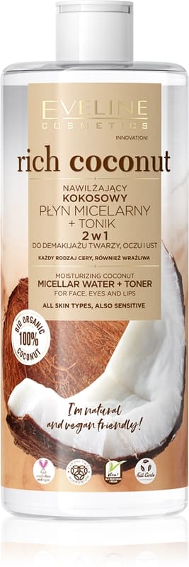 Rich Coconut micelarna woda z tonikiem 2 w 1