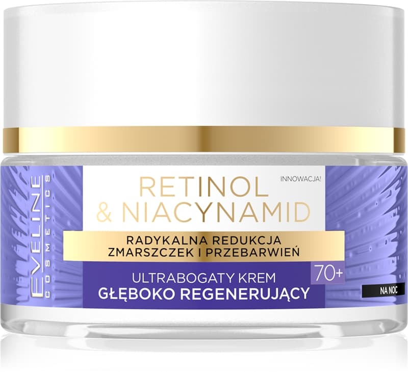Retinol & Niacynamid krem na noc głęboko regenerujący 70+