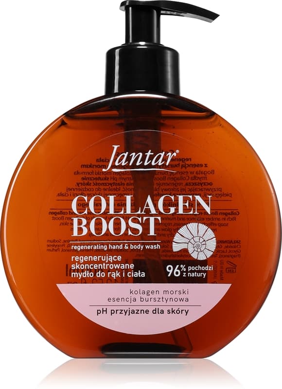 Jantar Collagen Boost żel pod prysznic do rąk i ciała