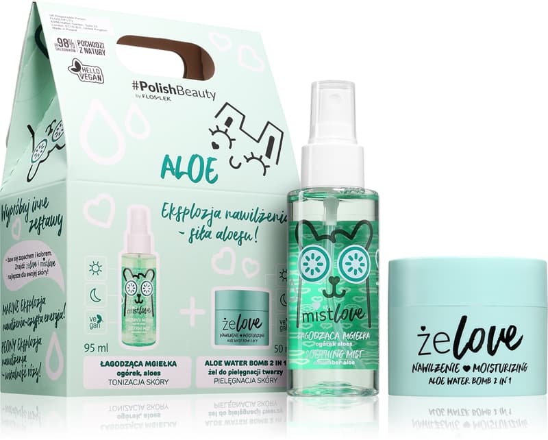ŻELOVE Aloe zestaw upominkowy z aloesem