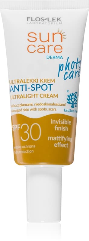 Sun Care Derma Photo Care lekki krem ochronny do twarzy do skóry z niedoskonałościami