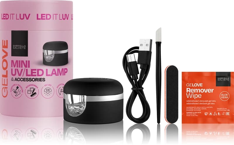 GeLove Mini UV/LED Lamp & Accessories zestaw do perfekcyjnego manicure