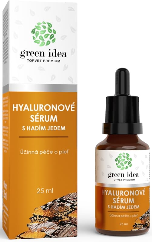 Hyaluronic serum with snake venom serum do twarzy do skóry dojrzałej