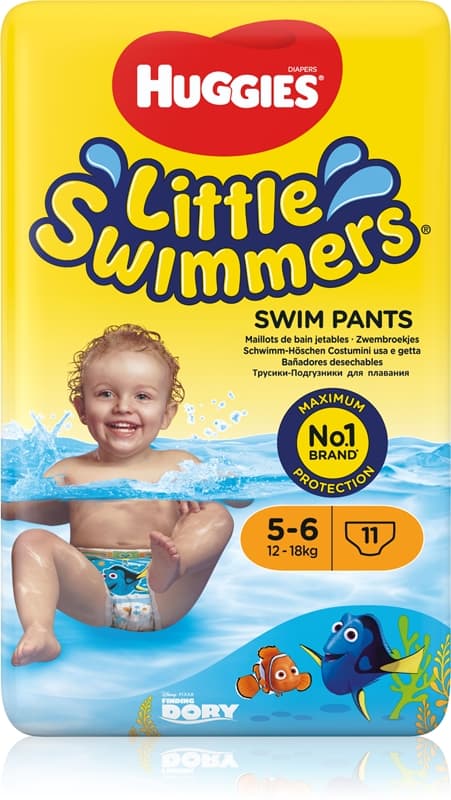 Little Swimmers 5-6 jednorazowe pielucho-kąpielówki