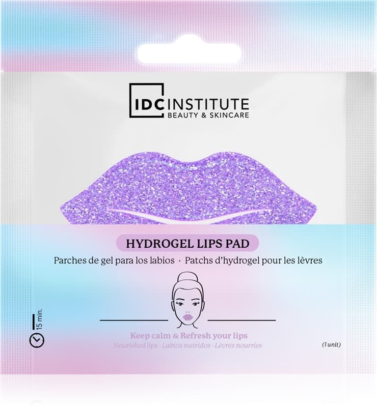 Glitter Lip Purple hydrożelowa maska do ust