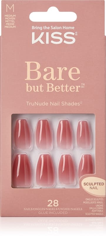 Bare But Better Medium sztuczne paznokcie