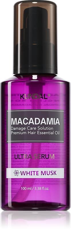 Macadamia Ultra Serum White Musk regenerujące serum w olejku do włosów zniszczonych
