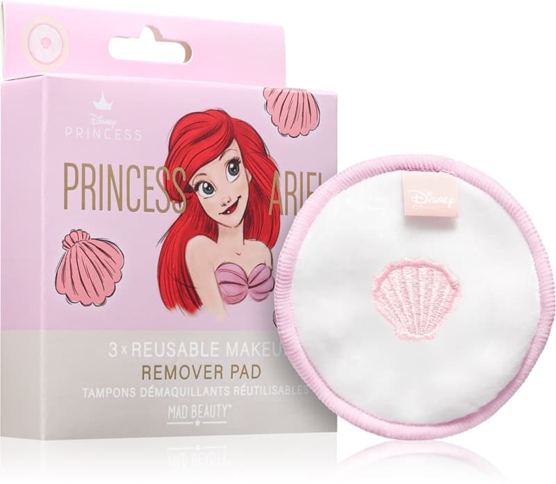 Disney Princess Ariel płatki do demakijażu wielokrotnego użytku