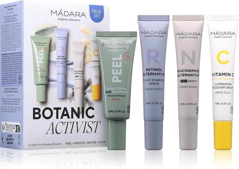 Botanic Activist 4-Step Mini Renewal Routine Set zestaw upominkowy regenerująca i odnawiająca skórę