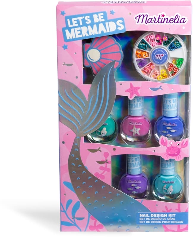 Let´s be Mermaid Nails Design Kit zestaw do paznokci dla dzieci 3+
