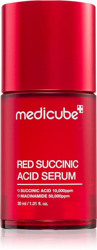 Red Succinic Acid Serum serum rozświetlające o działaniu nawilżającym
