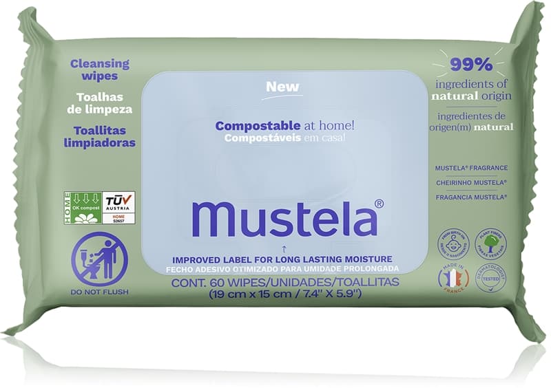 Compostable at Home Cleansing Wipes chusteczki oczyszczające perfumowany