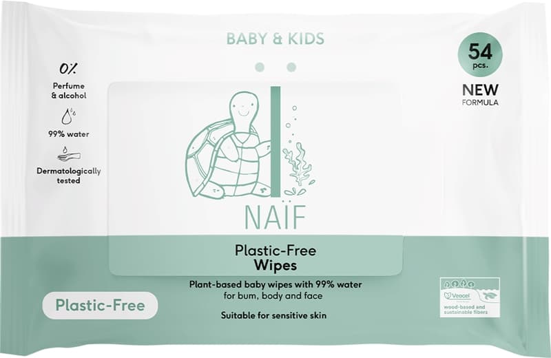 Baby & Kids Plastic Free Wipes chusteczki nawilżane dla dzieci od urodzenia
