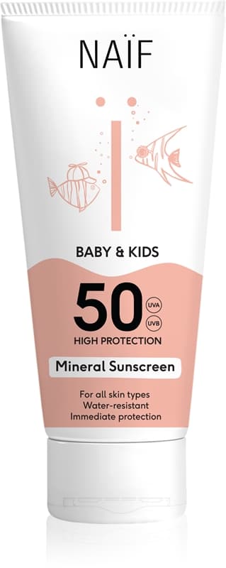 Baby & Kids Mineral Sunscreen SPF 50 ochronny krem do opalania dla niemowląt i dzieci