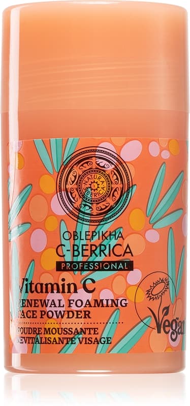 Oblepikha C-Berrica peeling enzymatyczny w pudrze regenerująca i odnawiająca skórę