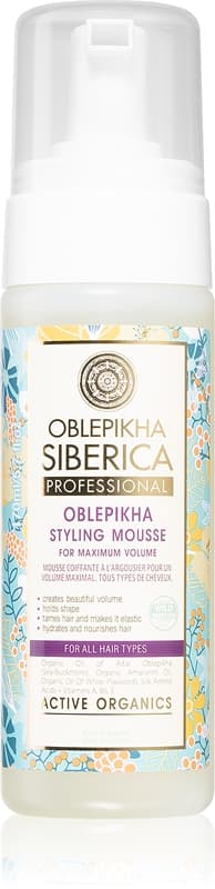 Oblepikha (Sea-Buckthorn) pianka rokitnikowa na maksymalną objętość włosów