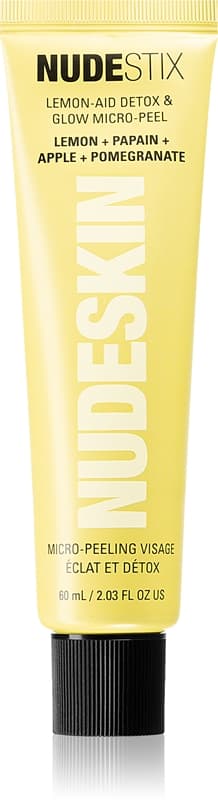 Nudeskin Lemon-Aid Detox & Glow Micro-Peel rozjaśniający peeling do twarzy