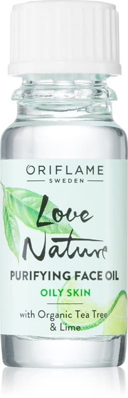 Love Nature Organic Tea Tree & Lime olejek oczyszczający do skóry z problemami